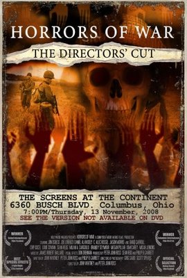 Horrors of War movie poster (2006) wooden framed poster