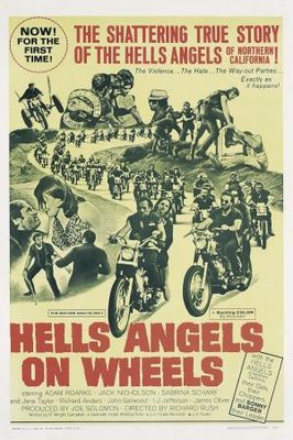 Hells Angels on Wheels movie poster (1967) metal framed poster