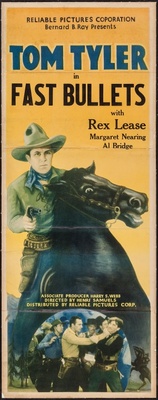 Fast Bullets movie poster (1936) wooden framed poster
