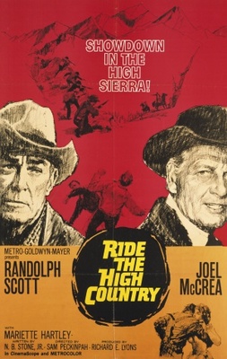 Ride the High Country movie poster (1962) canvas poster