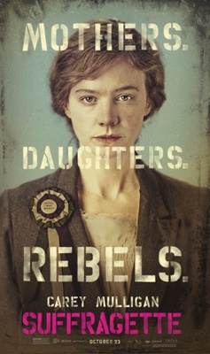 Suffragette movie poster (2015) wood print