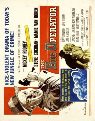 The Big Operator movie poster (1959) metal framed poster