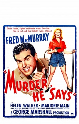 Murder, He Says movie poster (1945) poster with hanger