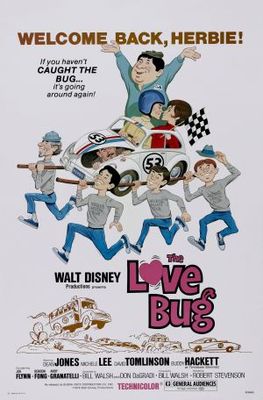 The Love Bug movie poster (1968) wooden framed poster