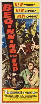 Beginning of the End movie poster (1957) pillow