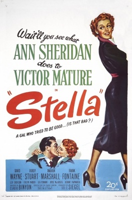 Stella movie poster (1950) canvas poster