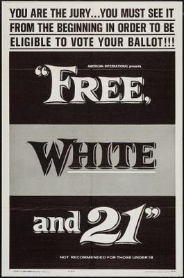Free, White and 21 movie poster (1963) Mouse Pad MOV_084597ae