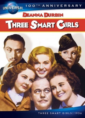 Three Smart Girls movie poster (1936) canvas poster