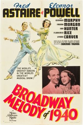 Broadway Melody of 1940 movie poster (1940) metal framed poster