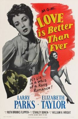 Love Is Better Than Ever movie poster (1952) pillow