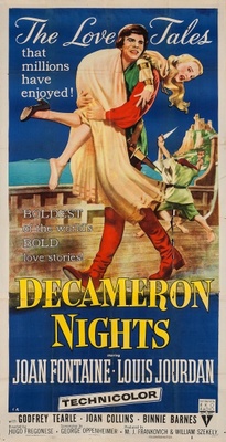 Decameron Nights movie poster (1953) canvas poster