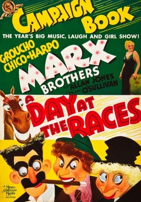 A Day at the Races movie poster (1937) pillow