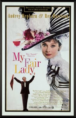 My Fair Lady movie poster (1964) wood print