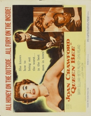 Queen Bee movie poster (1955) wood print