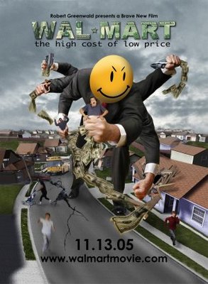Wal-Mart: The High Cost of Low Price movie poster (2005) t-shirt