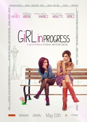 Girl in Progress movie poster (2011) wooden framed poster