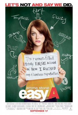 Easy A movie poster (2010) Stickers MOV_08dea1ed