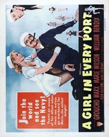 A Girl in Every Port movie poster (1952) Longsleeve T-shirt #750863