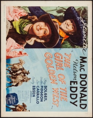 The Girl of the Golden West movie poster (1938) wooden framed poster