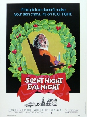 Black Christmas movie poster (1974) canvas poster