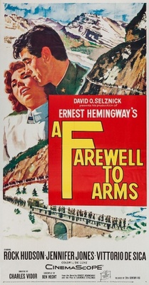 A Farewell to Arms movie poster (1957) metal framed poster