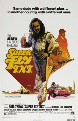 Super Fly T.N.T. movie poster (1973) metal framed poster
