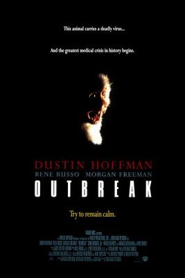Outbreak movie poster (1995) canvas poster