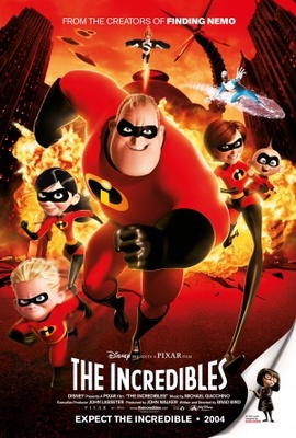 The Incredibles movie poster (2004) tote bag