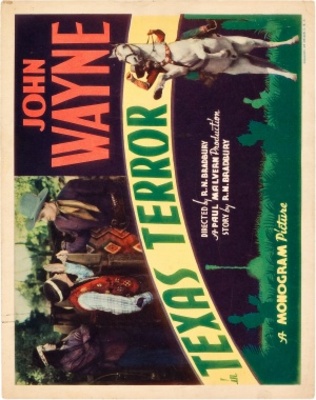 Texas Terror movie poster (1935) metal framed poster
