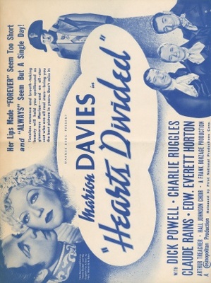 Hearts Divided movie poster (1936) poster with hanger