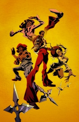 Black Dynamite: The Animated Series movie poster (2010) wood print