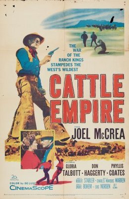 Cattle Empire movie poster (1958) t-shirt