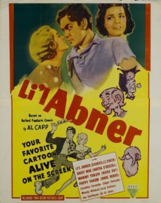 Li'l Abner movie poster (1940) canvas poster