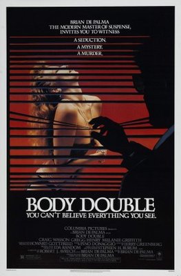Body Double movie poster (1984) poster with hanger