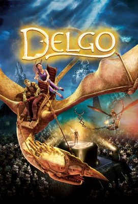Delgo movie poster (2007) wooden framed poster