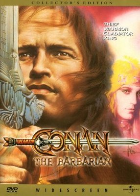 Conan The Barbarian movie poster (1982) poster with hanger