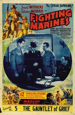 The Fighting Marines movie poster (1935) wooden framed poster