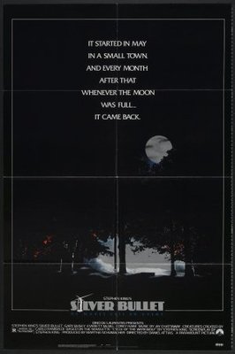 Silver Bullet movie poster (1985) canvas poster