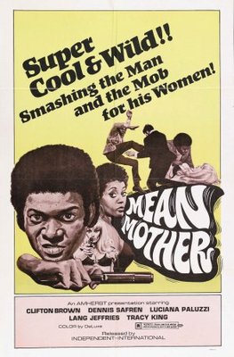 Mean Mother movie poster (1974) pillow