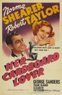 Her Cardboard Lover movie poster (1942) metal framed poster