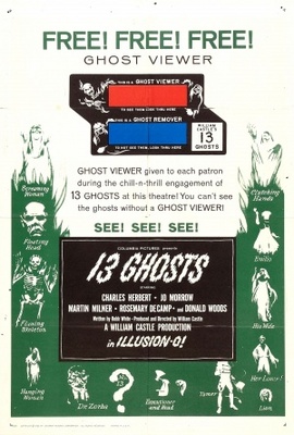 13 Ghosts movie poster (1960) t-shirt