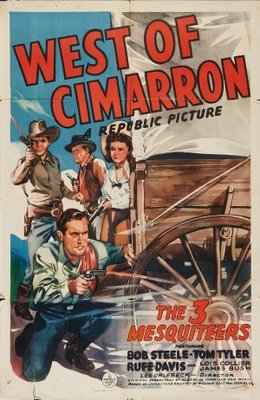 West of Cimarron movie poster (1941) wood print