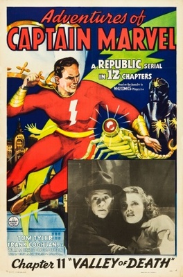 Adventures of Captain Marvel movie poster (1941) wood print