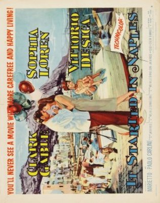 It Started in Naples movie poster (1960) pillow