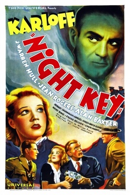 Night Key movie poster (1937) metal framed poster