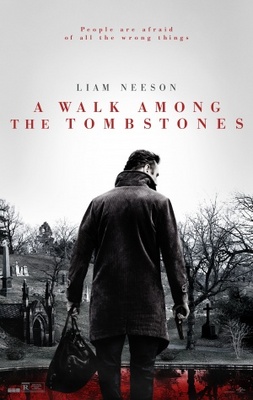 A Walk Among the Tombstones movie poster (2014) poster with hanger