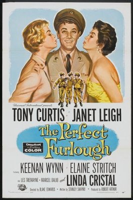 The Perfect Furlough movie poster (1958) pillow