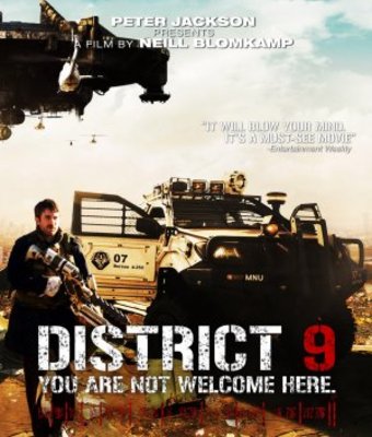 District 9 movie poster (2009) metal framed poster