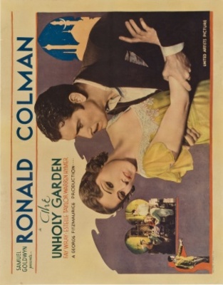 The Unholy Garden movie poster (1931) pillow