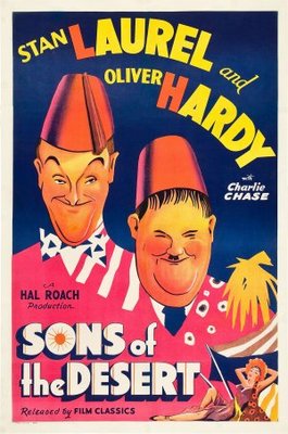 Sons of the Desert movie poster (1933) Stickers MOV_0b70c1d3